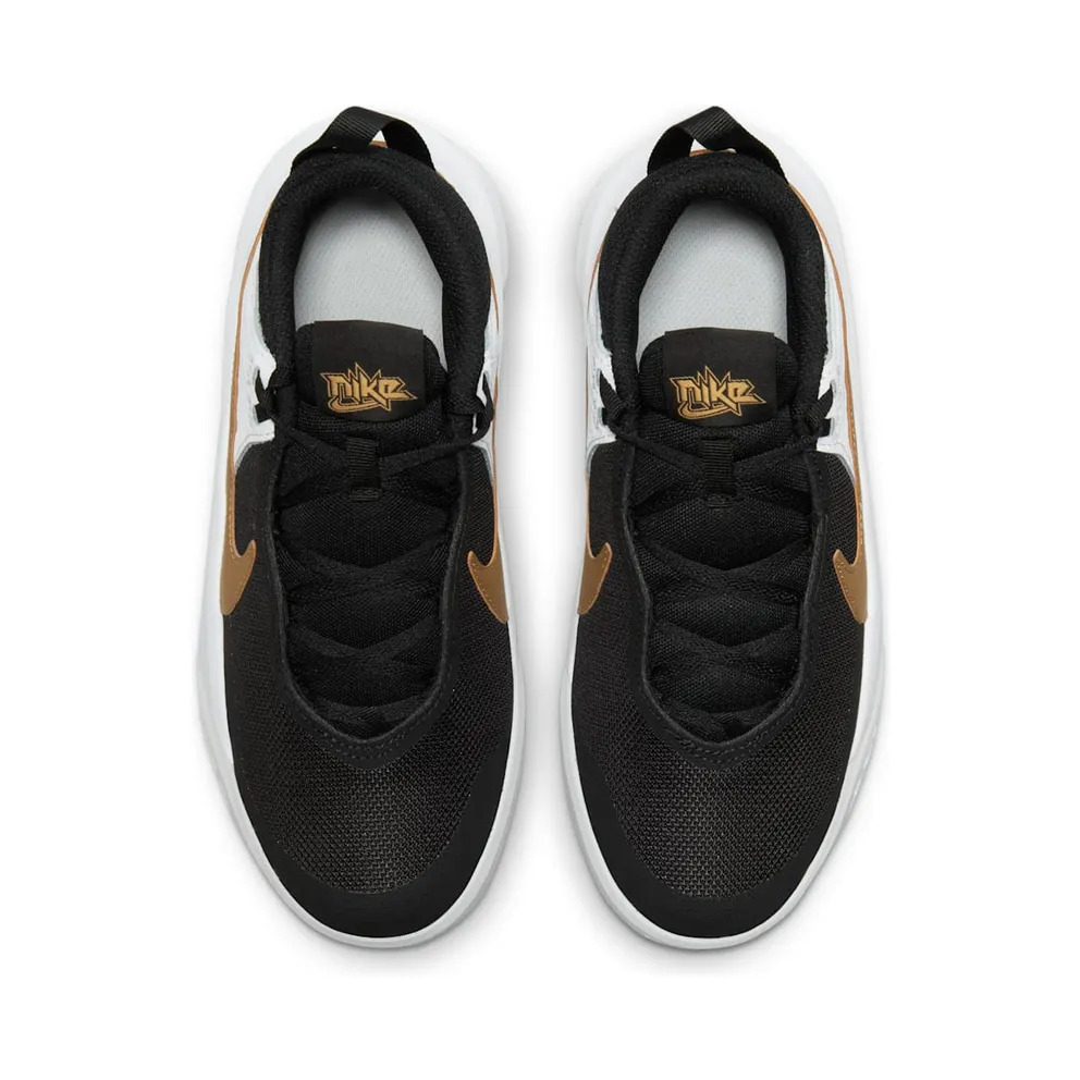 Nike Team Hustle D 10 Black Metallic Gold (CW6735-002)