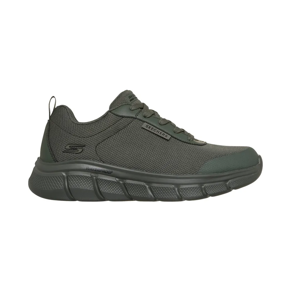 Skechers Waterproof: BOBS Sport B Flex – Rainy Edge Sneaker Olijf