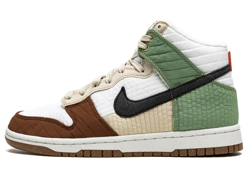 Nike Dunk High Toasty – “Summit White / Black / Oil Green / Rattan” (DN9909-100)
