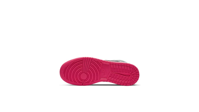 Jordan 1 Mid Wolf Grey Racer Pink Black (GS) Wolf Grey/Racer Pink-White-Black (555112-060)