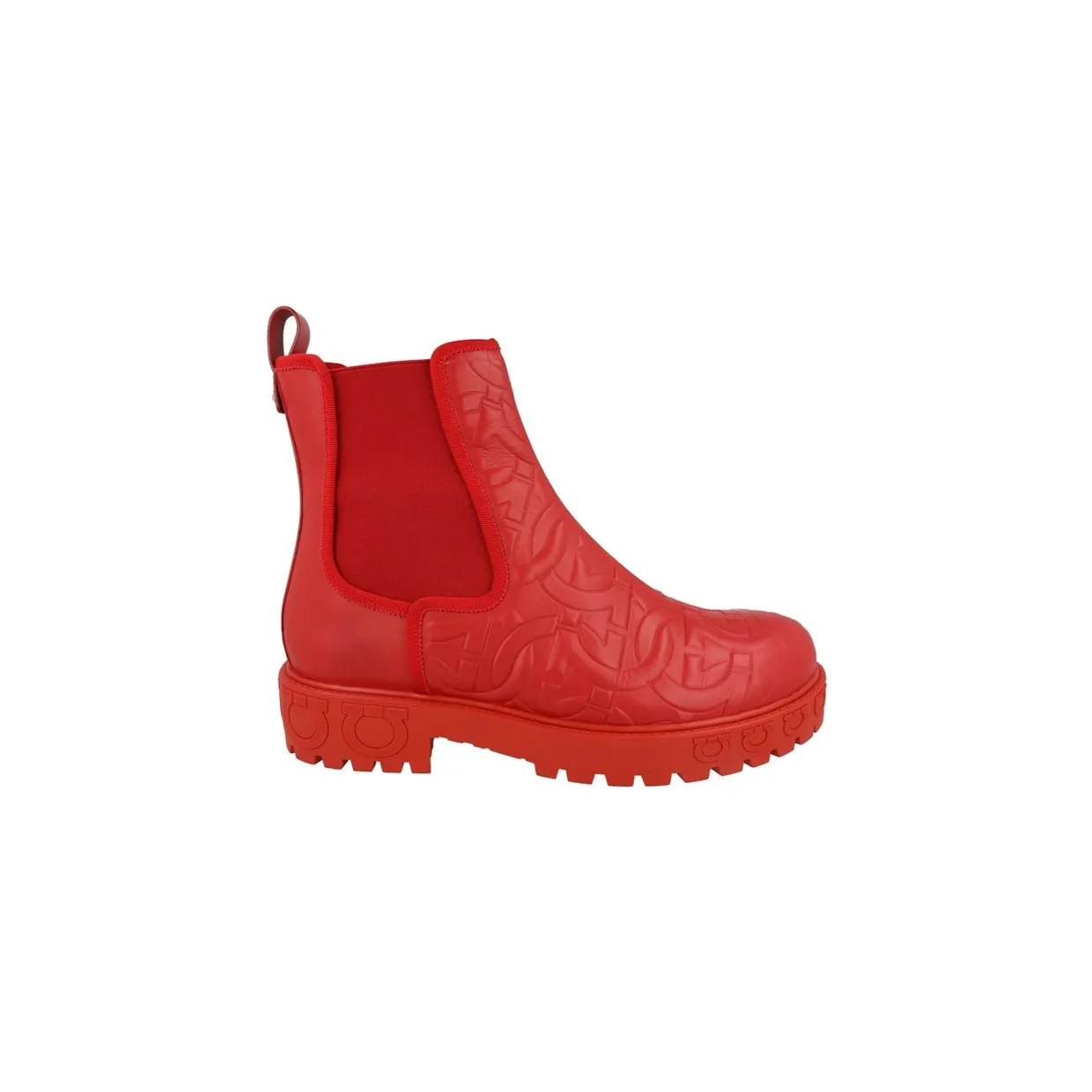 Ferragamo Varsi Chelsea Boots Red (01D168-750897-1C)