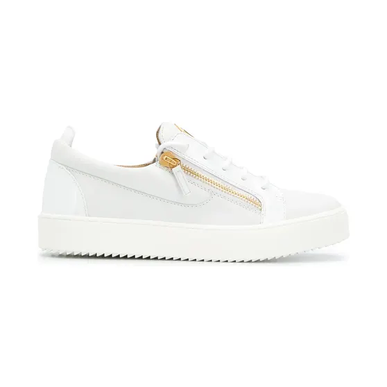 Giuseppe Zanotti Frankie met ritsdetail “White” (RU00010004)