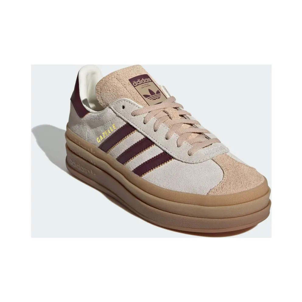 Adidas Gazelle Bold Cream White / Maroon / Magic Beige (JQ5127)