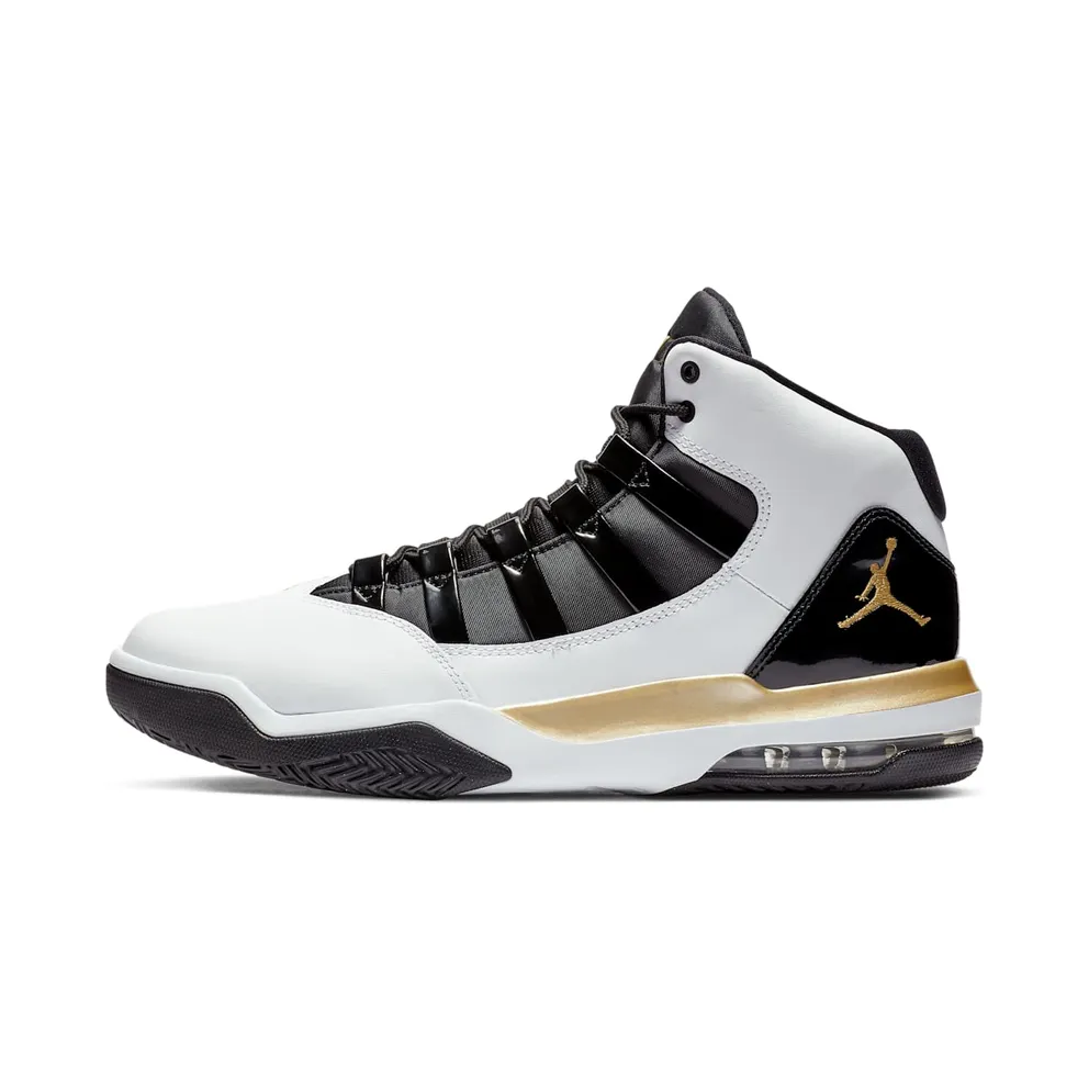 Jordan Max Aura White Metallic Gold Black (AQ9084-107)