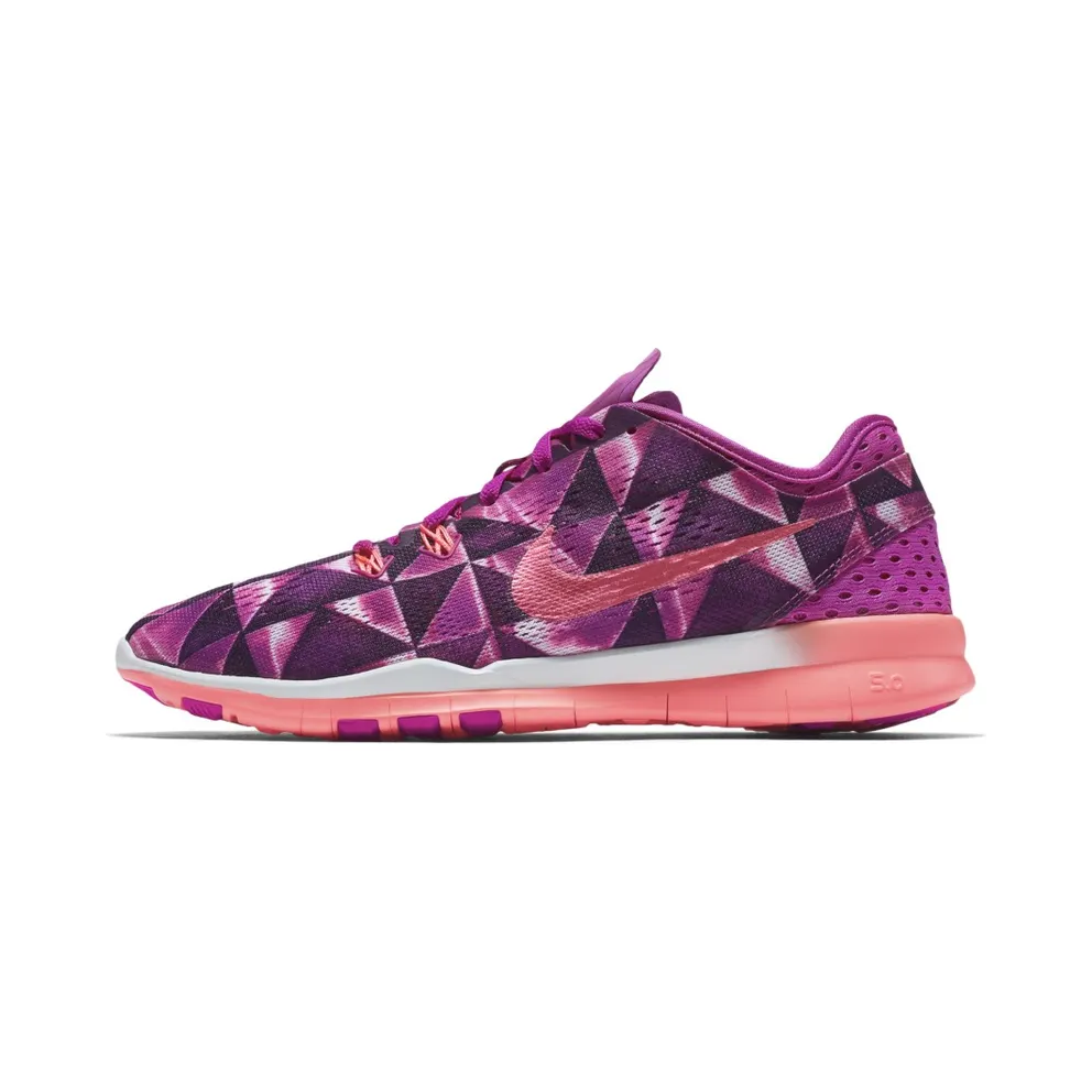 Nike Free 5.0 TR FIT 5 PRT Fuchsia Flash/Hot Lava-Fuchsia Glow-White (W) Fuchsia Flash/Hot Lava-Fuchsia Glow-White (704695-501)
