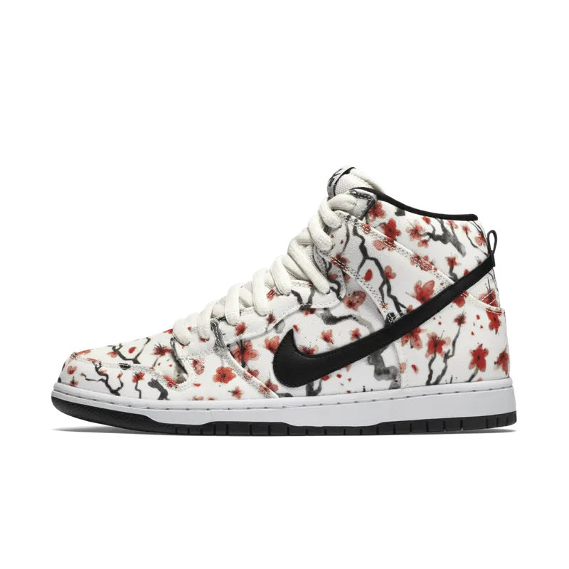 Nike SB Dunk High Cherry Blossom Sail/Black-Light Crimson-White (305050-106)