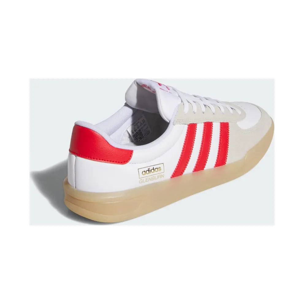 adidas Glenburn “Cloud White / Better Scarlet / Gum” (KJ5046)