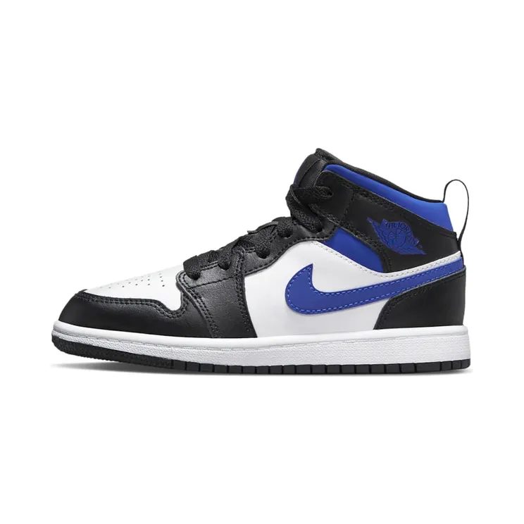 Air Jordan 1 Mid Racer Blue (PS) – “Black / Racer Blue-white” (640734-140)