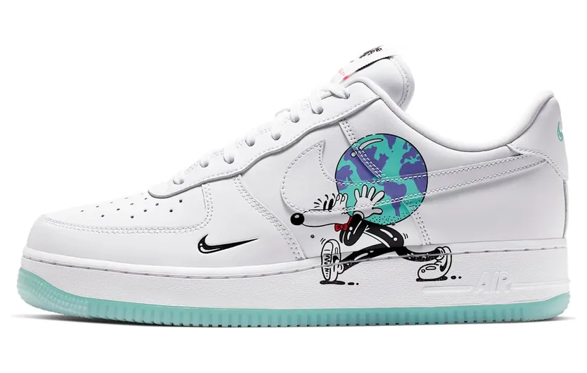 Nike Air Force 1 Flyleather QS Steve Harrington Earth Day (CI5545-100)