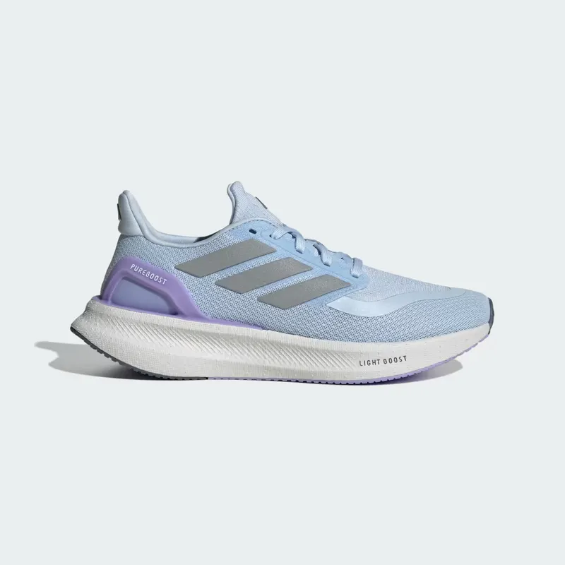 Adidas Pureboost 5 Crystal Sky / Silver Metallic / Glow Purple (JQ6910)