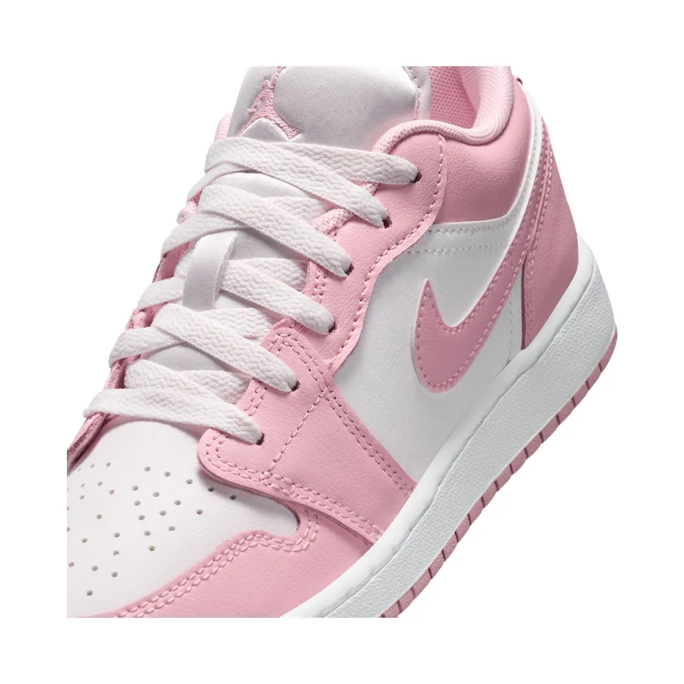 Air Jordan 1 Low GS “Medium Soft Pink White'” (553560-614)