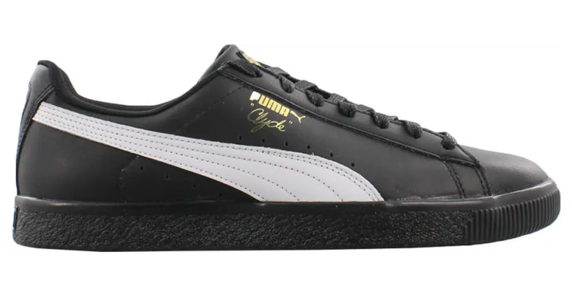 Puma Clyde Core Foil Black White