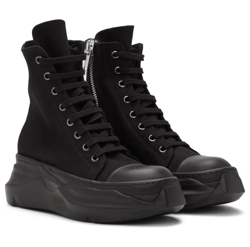 Rick Owens Drkshdw Orange Abstract Sneakers (DU01B7840 DM) (4)
