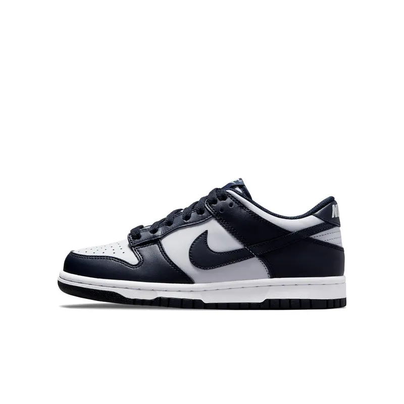 Nike Dunk Low Georgetown (GS) – “Wolf Grey / Dark Obsidian / Total Orange” (CW1590-004)