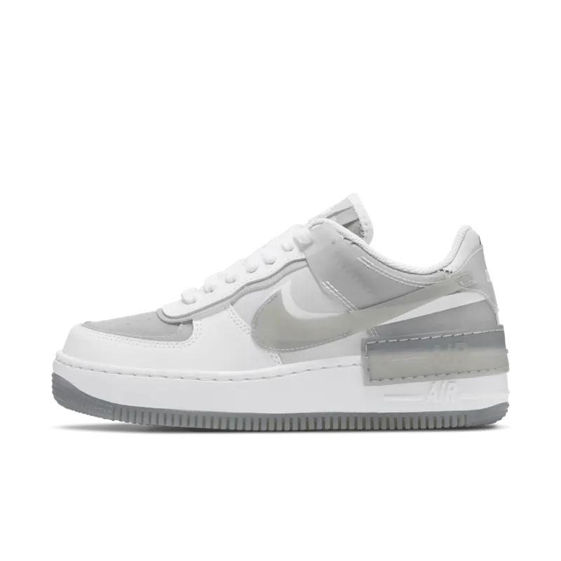 Nike Air Force 1 Shadow White Grey (W) White/Grey Fog-Photon Dust-Particle Grey (CK6561-100)