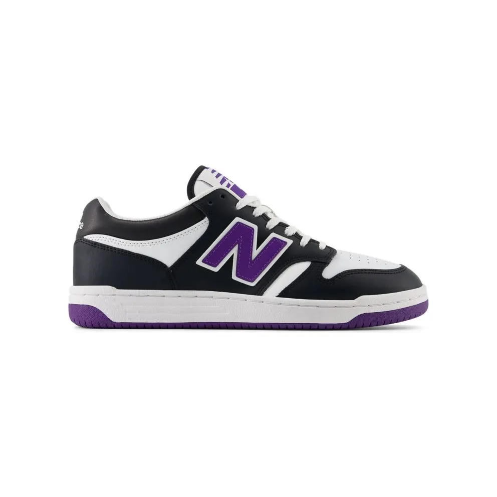 New Balance 480 Black White Purple (BB480LPL)