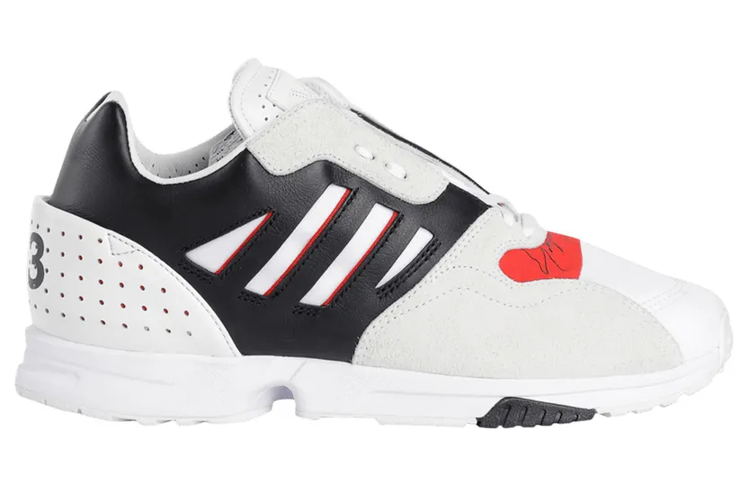 Y3 ZX Run White Black Red