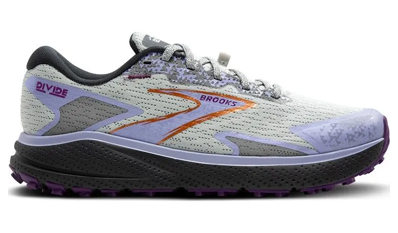 Brooks Divide 5 Mercury Ebony Sweet Lavender (120418-1B-080)