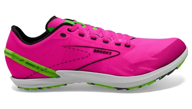 Brooks Draft XC Spikeless Pink Glo Green Black (100038-1D-661)