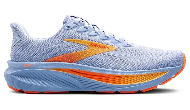 Brooks Ghost 17 Blue Heron White Orange (120431-1B-443)