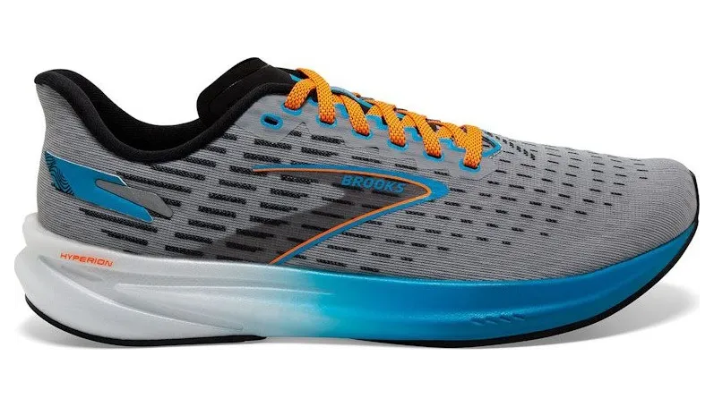 Brooks Hyperion Grey Atomic Blue Scarlet (110407-1D-020)