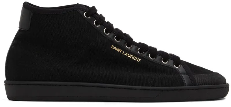 Saint Laurent Black Court Classic SL/39 Mid (66936012N90)