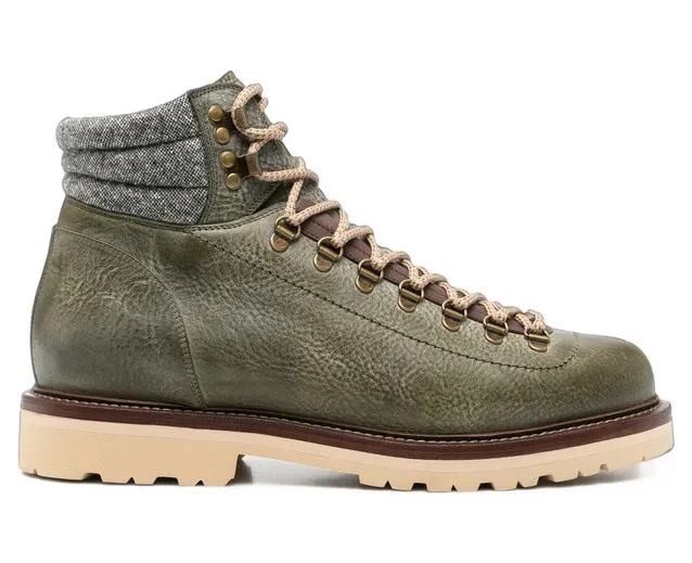 Brunello Cucinelli Lace-up Panelled “Green” (MZURCCS890 CMR73)