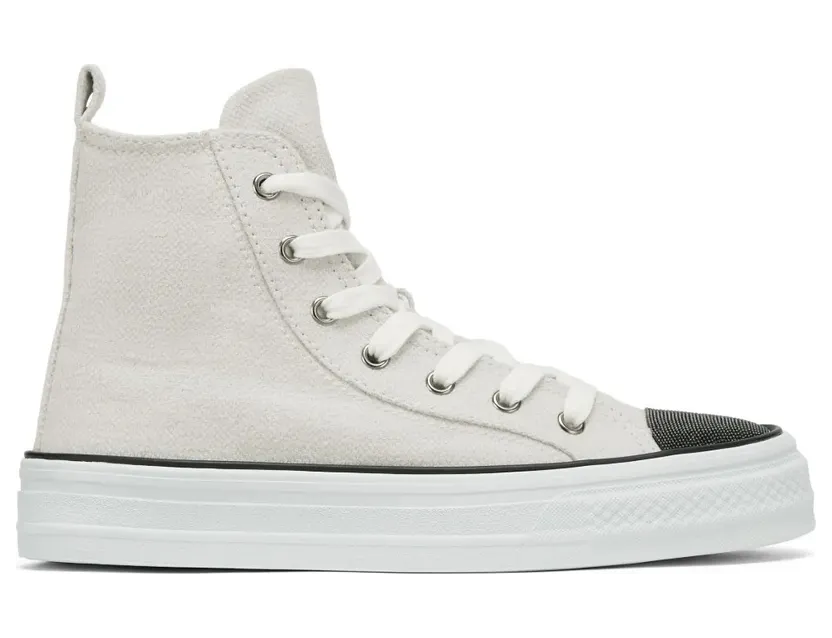 Brunello Cucinelli mit Kontrasteinsätzen – White (MZ58G2618C209)