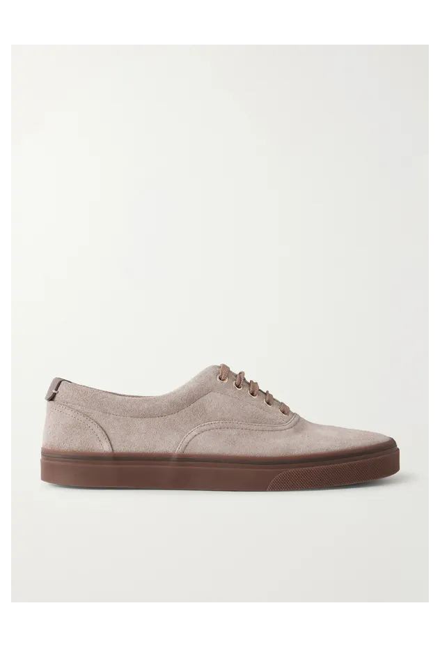 Brunello Cucinelli Suede Taupe (MZUEIVZ354)