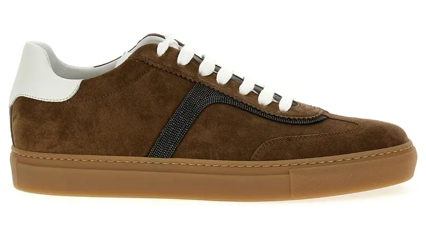 Brunello Cucinelli verfraaid with monilikralen – Brown (MZSFG2908C7495)