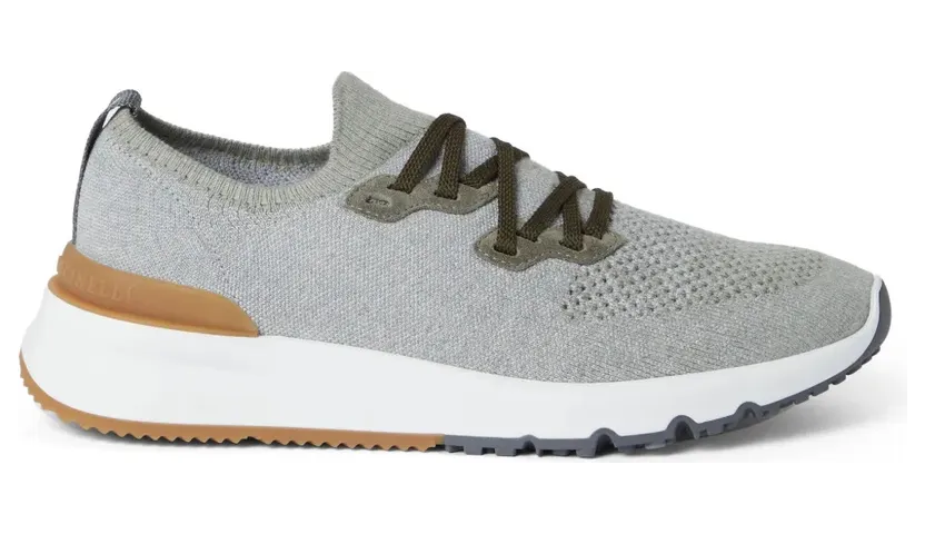 Brunello Cucinelli with logoprint van katoenblend – Grey (MZUKISO250CEE90)