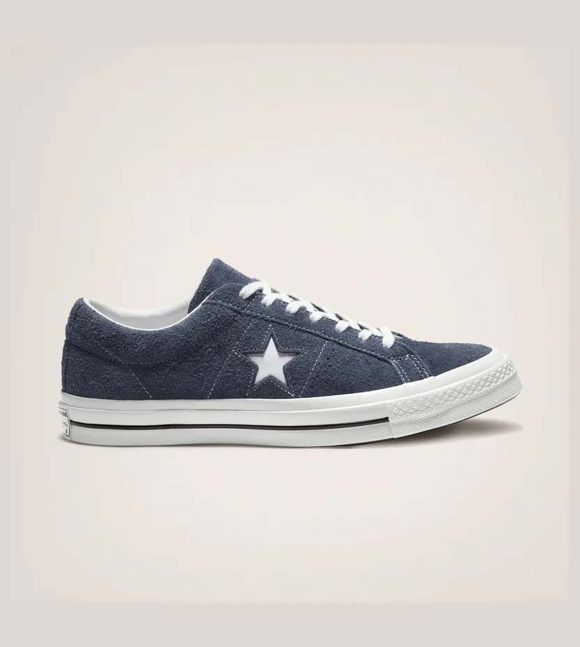 Converse One Star Ox Premium Suede ‘Dark Blue’ Dark Blue/White (158371C)