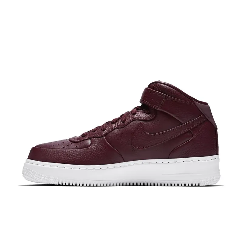 Nike Air Force 1 Mid Night Maroon Night Maroon/Night Maroon-White (819677-661)