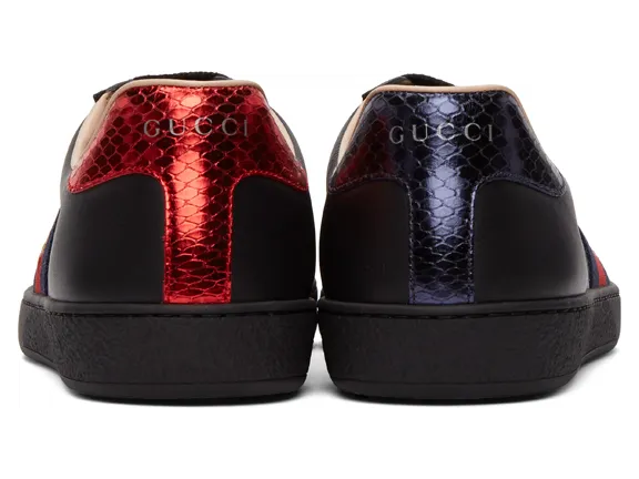 Gucci White Bee New Ace Sneakers (429446 02JP0) (4)