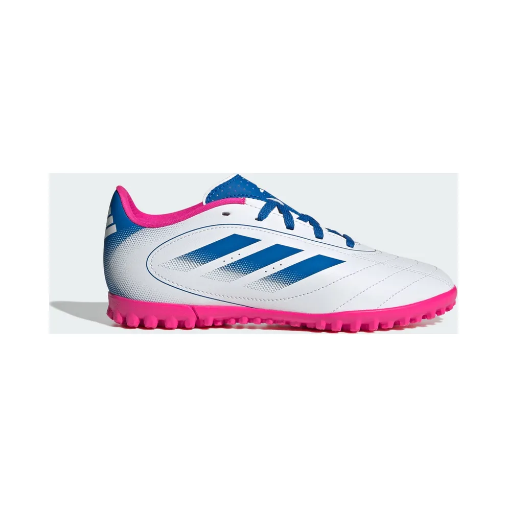 Adidas Goletto IX Turf Cleats GS “Cloud White / Bright Royal / Team Shock Pink 2” (JP5618)