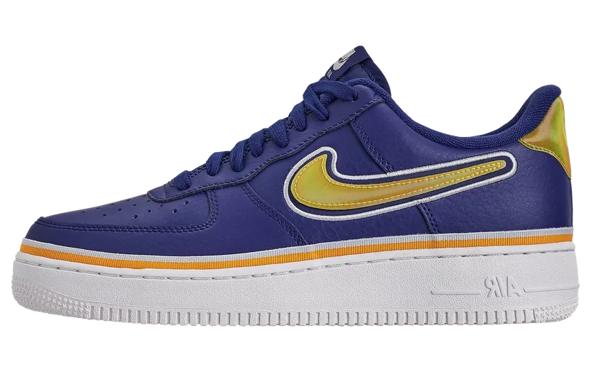Nike Air Force 1 Low Sport NBA Deep Royal University Gold