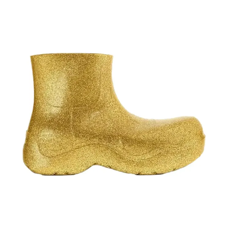 Bottega Veneta Puddle Ankle Boots Gold (640043V10Q08265)