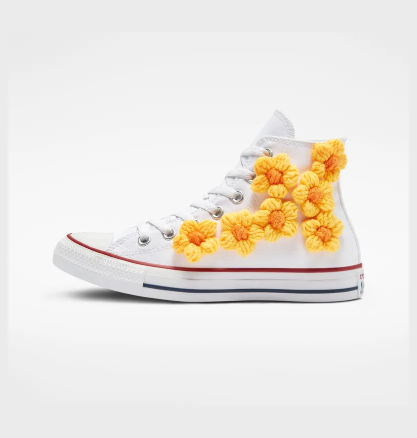 Converse Chuck Taylor All Star LTD 3D Floral Bloemen Van Gele Wol