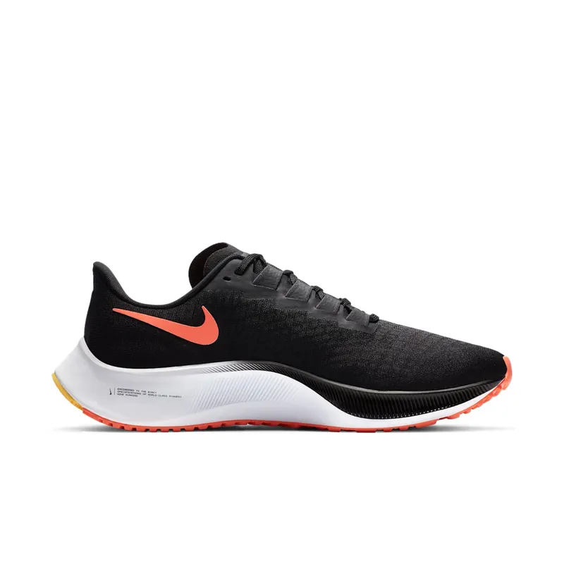 Nike Air Zoom Pegasus 37 Black Bright Mango (BQ9646-010)