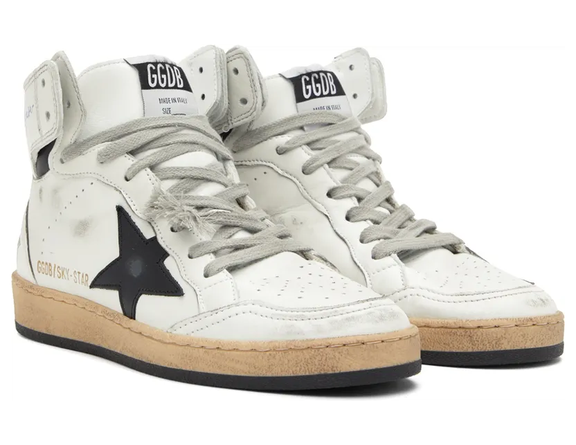 Golden Goose White Sky Star Sneakers (GWF00230.F002190.10283) (4)