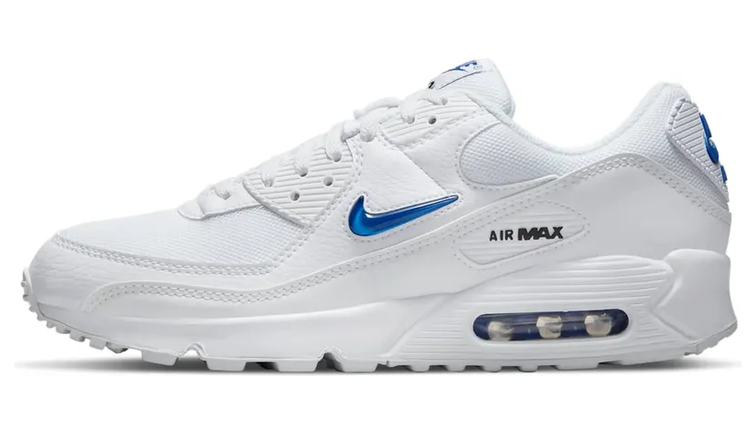 Nike Air Max 90 Jewel “White / Black / Game Royal” (DV3503-100)