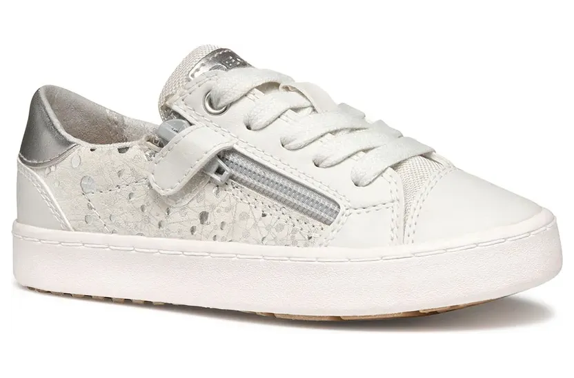 Geox sneaker Melkwit/Zilverkleur (J45D5A007BC-C0626)