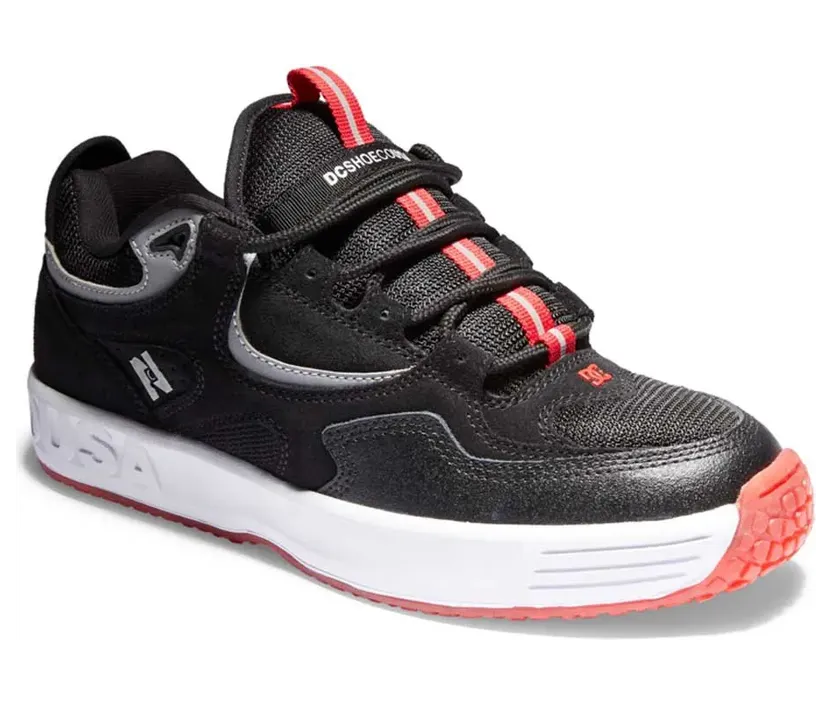 DC Shoes DC Lynx Black / White / Red Combo (ADYS100728-XKWR)