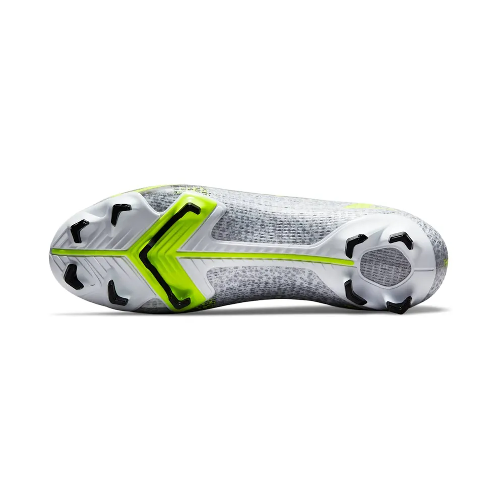 Nike Mercurial Vapor 14 Pro FG “White / Metallic Silver / Volt / Black” (CU5693-107)