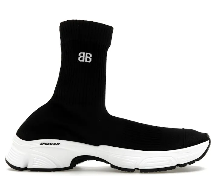 Balenciaga Speed 3.0 Black White (654532W2DN11090)