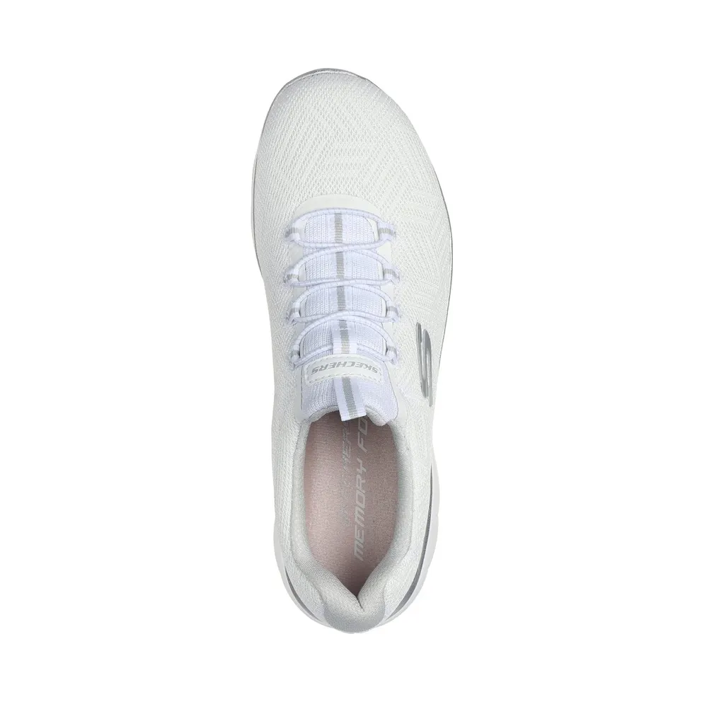 Skechers Summits – Artistry Chic Sneaker White/Silver