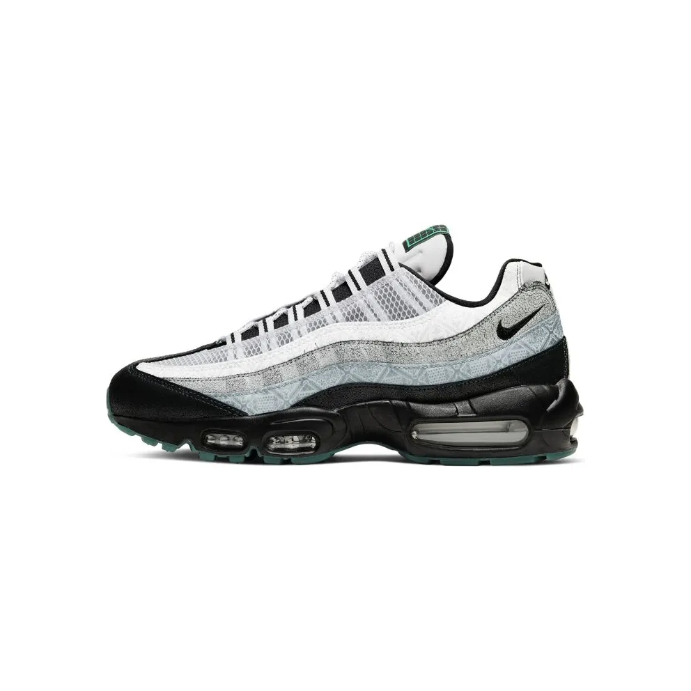 Nike Air Max 95 Day of the Dead (2019) White/Black-Aluminum (CT1139-001)