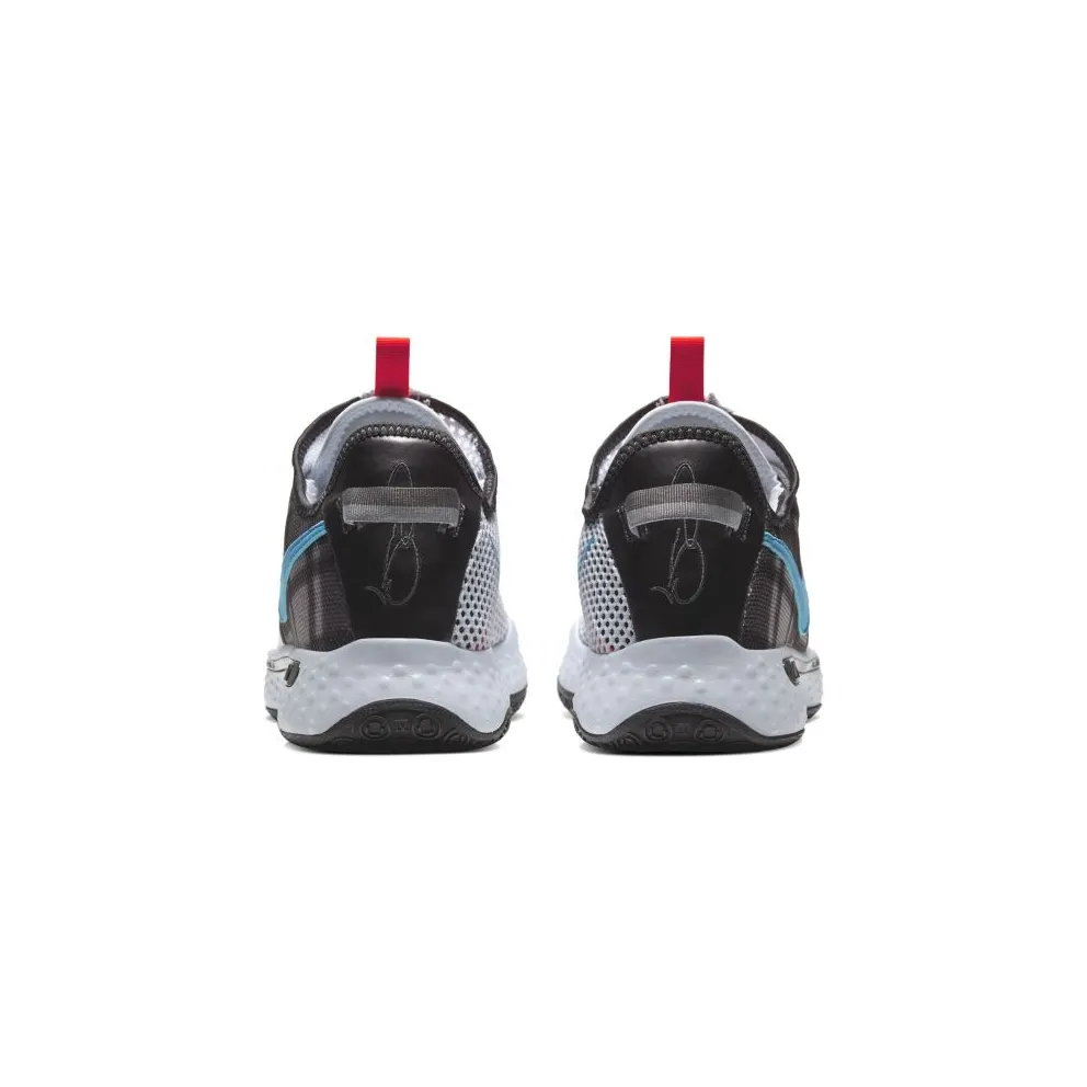 Nike PG 4 Football Grey Plaid Football Grey/Laser Blue-Light Smoke Grey (CD5079-002)