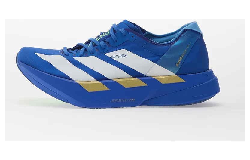 adidas Adizero Adios Pro 4 Blue White Lime Burst