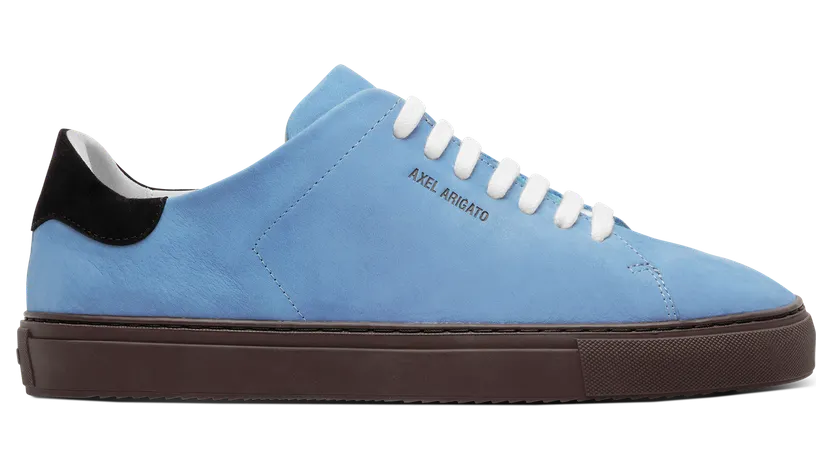 Axel Arigato Clean 90 Sneaker “Light Blue,Black” (F4625007)